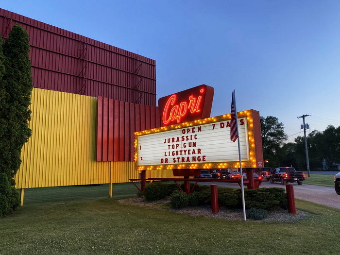 Capri Drive-In Theatre - June 18 2022 Photo (newer photo)